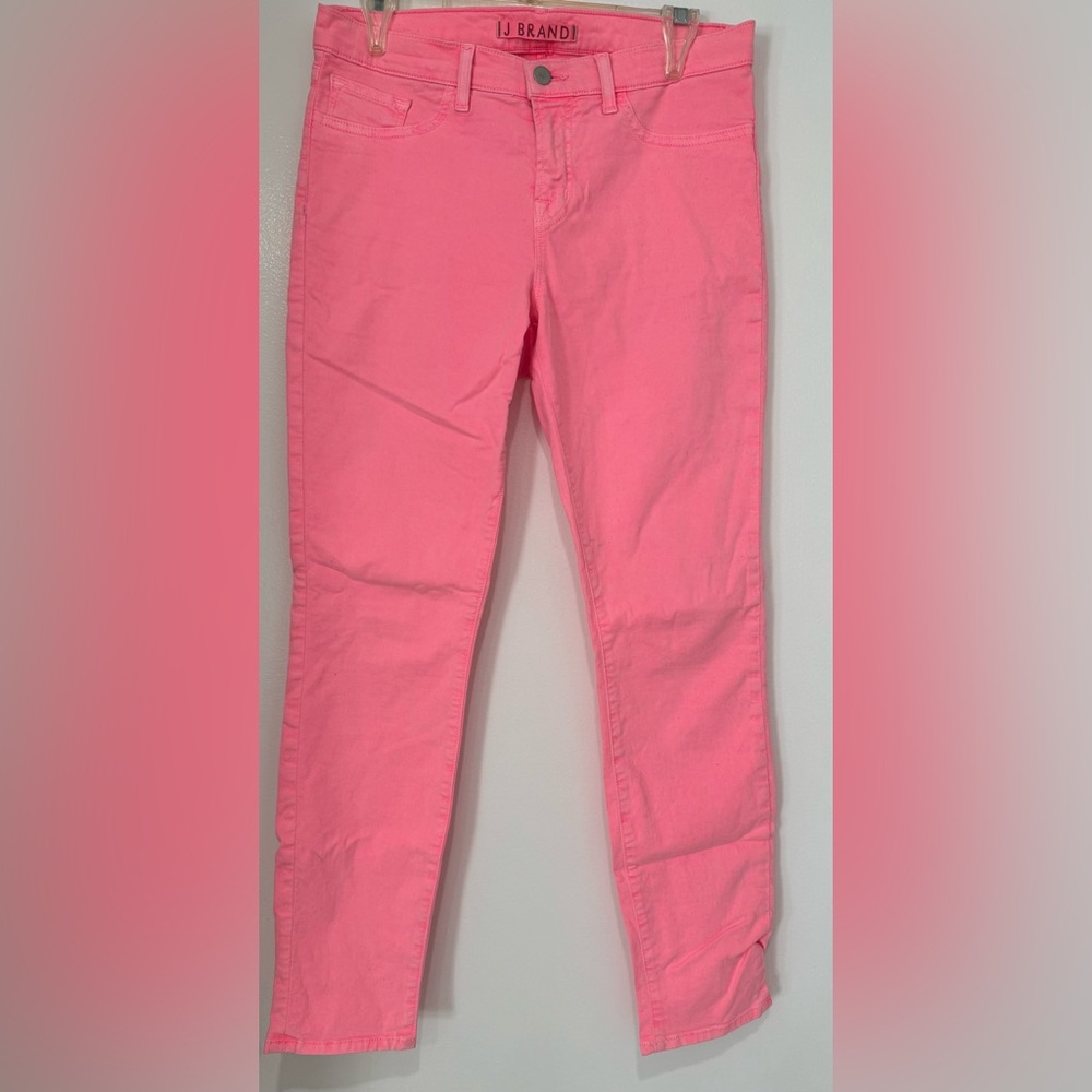 Jbrand pink skinny jeans